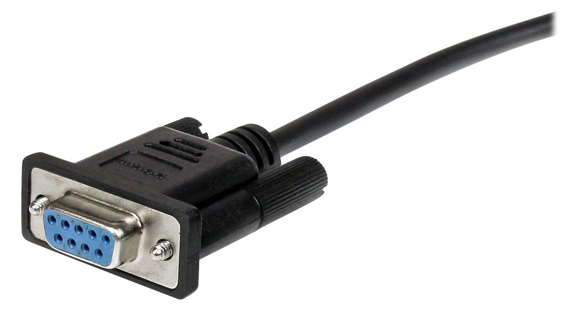 StarTech.com 50cm Seriell DB9 RS232 Verlängerungskabel - RS 232 DB-9 Kabel Verlängerung- DB 9 (Stecker)