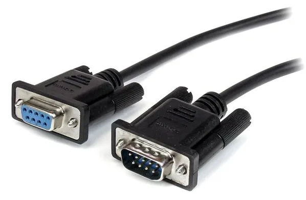 StarTech.com 50cm Seriell DB9 RS232 Verlängerungskabel - RS 232 DB-9 Kabel Verlängerung- DB 9 (Stecker), Ansicht 2