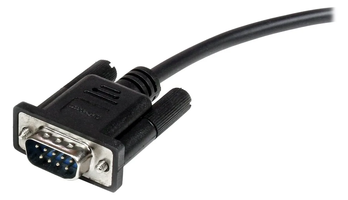 StarTech.com 50cm Seriell DB9 RS232 Verlängerungskabel - RS 232 DB-9 Kabel Verlängerung- DB 9 (Stecker), Ansicht 3
