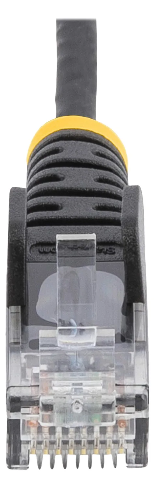 StarTech.com 50cm Slim LSZH CAT6 Ethernet Cable, 10 Gigabit Snagless RJ45 100W PoE Patch Cord - Schwarz, Ansicht 3