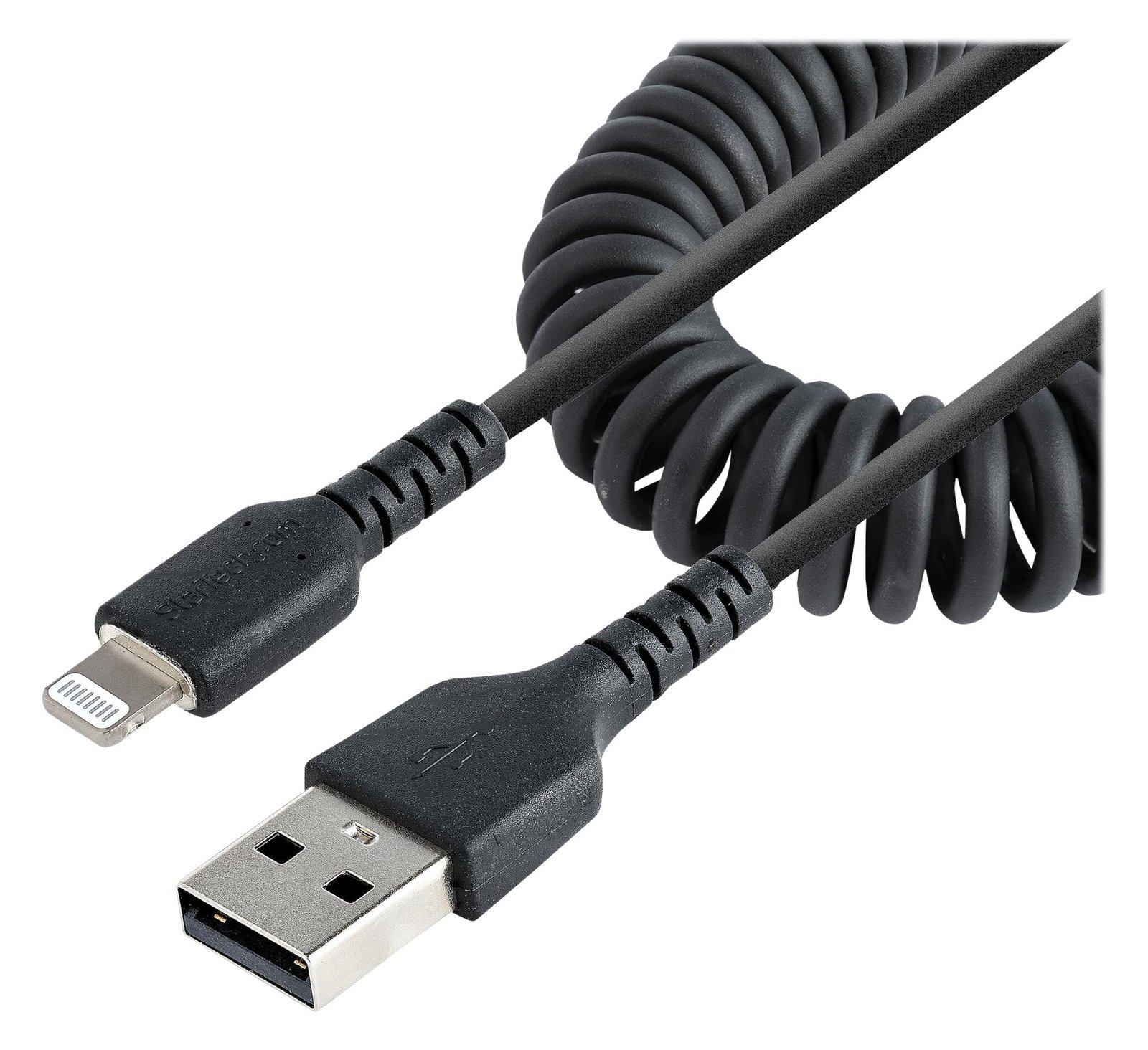 StarTech.com 50cm USB auf Lightning Kabel, Spiralkabel, MFi zertifiziert, Schnellladekabel für  iPhone/iPad von LumaTech