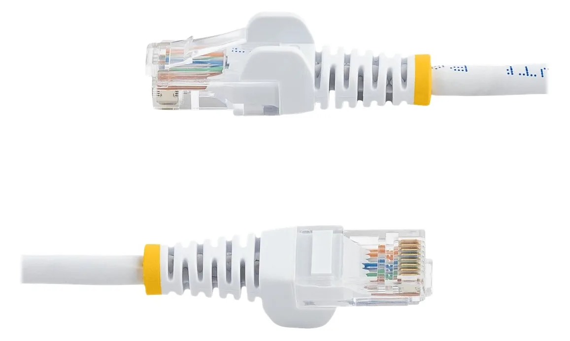 StarTech.com 5m Cat5e Ethernet Netzwerkkabel Snagless mit RJ45 - Cat 5e UTP Kabel - Weiß - Netzwerkkabel - RJ-45 (M), Ansicht 2