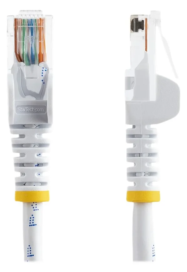 StarTech.com 5m Cat5e Ethernet Netzwerkkabel Snagless mit RJ45 - Cat 5e UTP Kabel - Weiß - Netzwerkkabel - RJ-45 (M), Ansicht 4