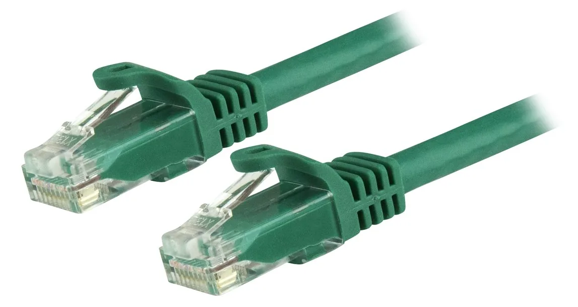 StarTech.com 5m Cat6 Gigabit Snagless Patchkabel - RJ45 UTP Netzwerkkabel mit Schutzmanschette - Cat 6 Kabel - Grün, Ansicht 4