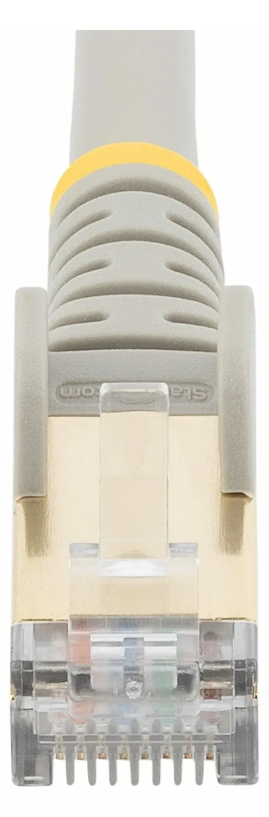 StarTech.com 5m CAT6A Ethernet Cable, 10 Gigabit Shielded Snagless RJ45 100W PoE Patch Cord, CAT 6A 10GbE STP - Grau, Ansicht 3