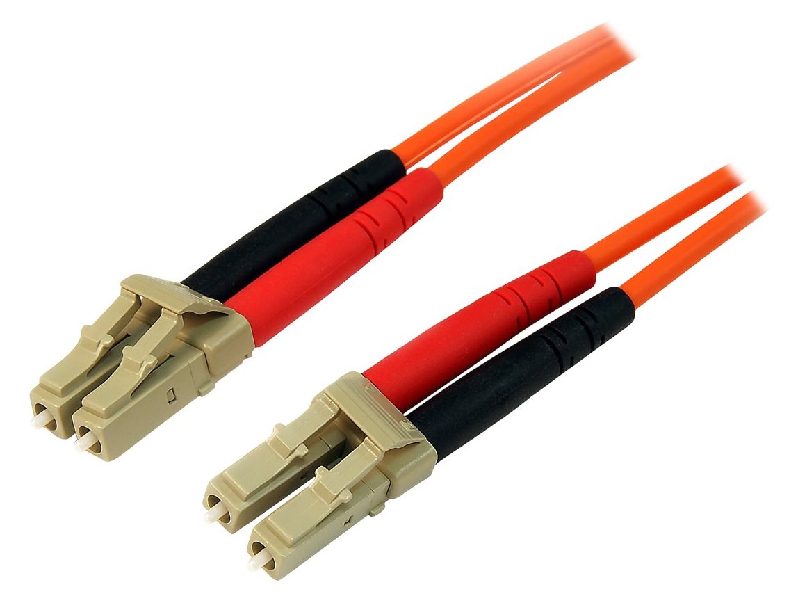 StarTech.com 5m Fiber Optic Cable - Multimode Duplex 50/125 - LSZH - LC/LC - OM2 - LC to LC Fiber Patch Cable