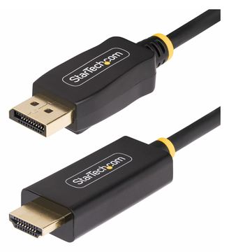 StarTech.com 6.6ft (2m) DisplayPort to HDMI Adapter Cable, 4K 60Hz with HDR, DP to HDMI 2.0b, Active Video Converter von LumaTech
