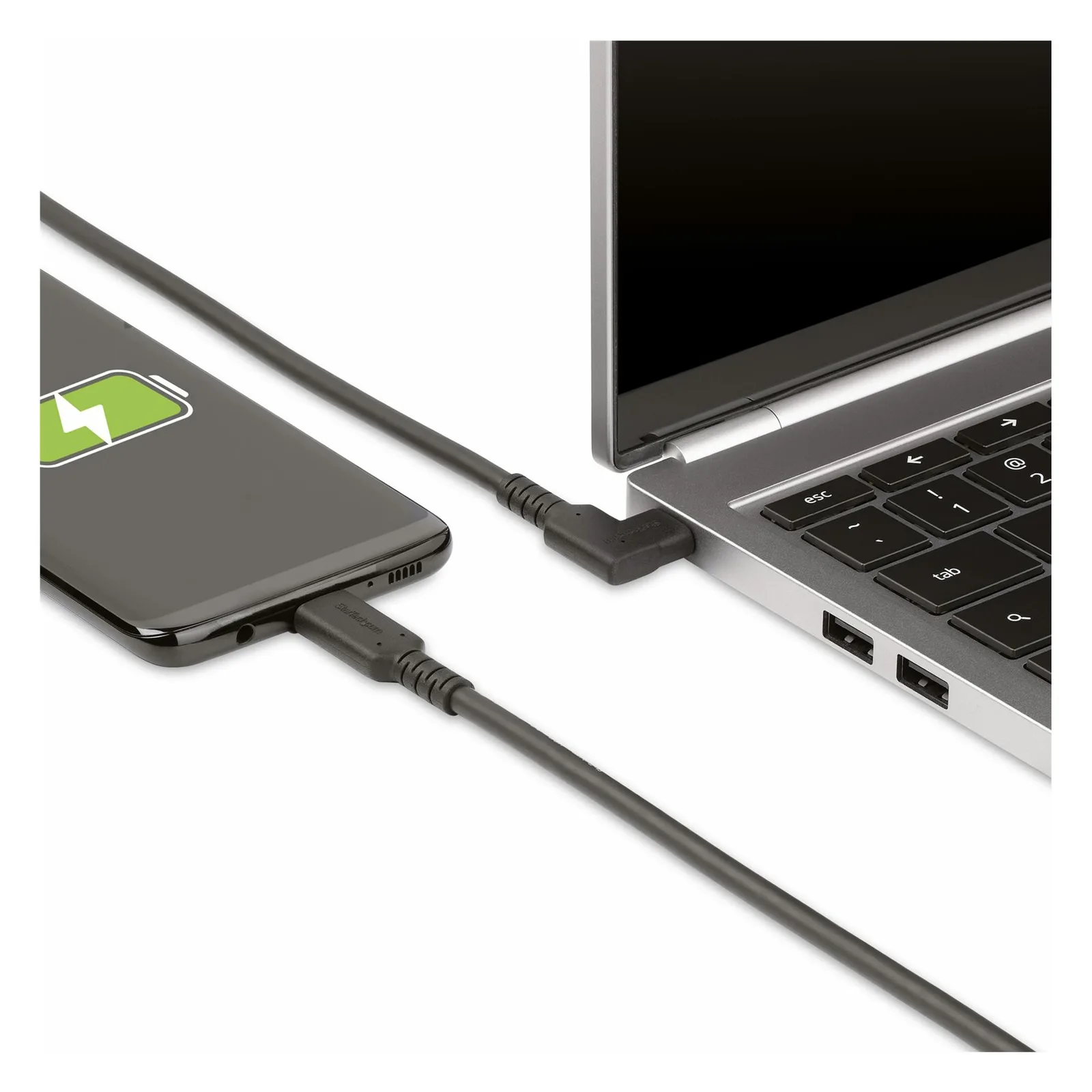 StarTech.com 6ft (2m) Rugged Right Angle USB-C Cable, USB 3.2 Gen 1 (5 Gbps), Ansicht 5