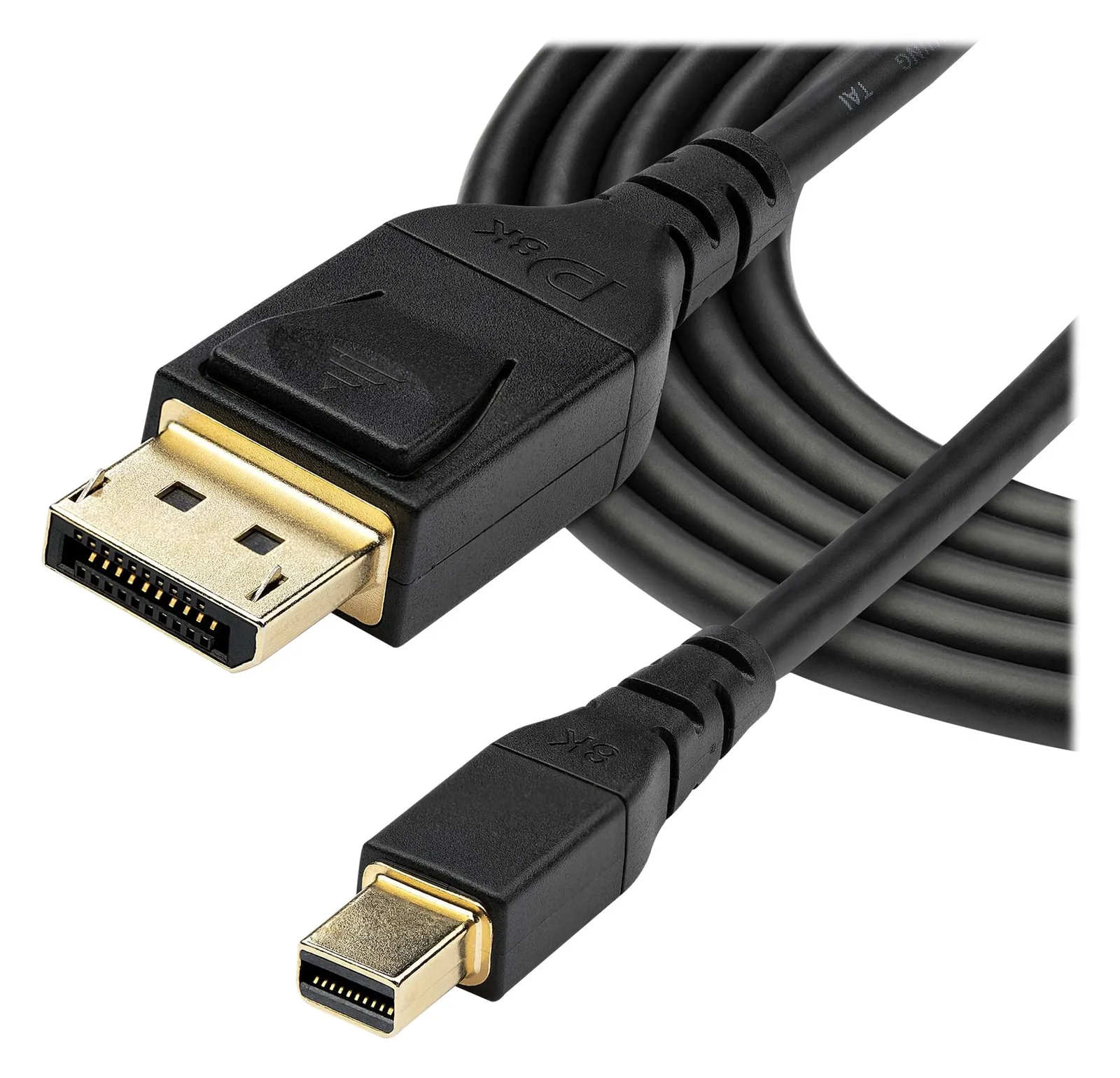 StarTech.com 6ft (2m) VESA Certified Mini DisplayPort to DisplayPort 1.4 Cable, 8K 60Hz HBR3 HDR, Ansicht 4