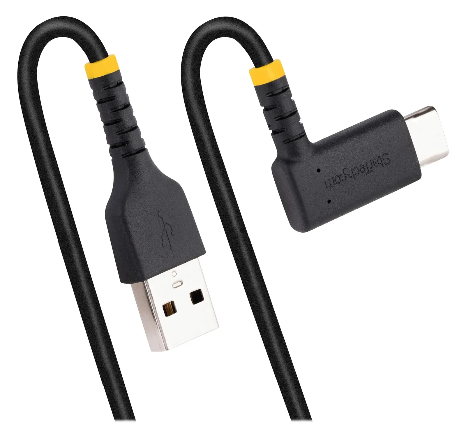 StarTech.com 6in (15cm) USB A to C Charging Cable Right Angle, Heavy Duty Fast Charge USB-C Cable, Ansicht 4