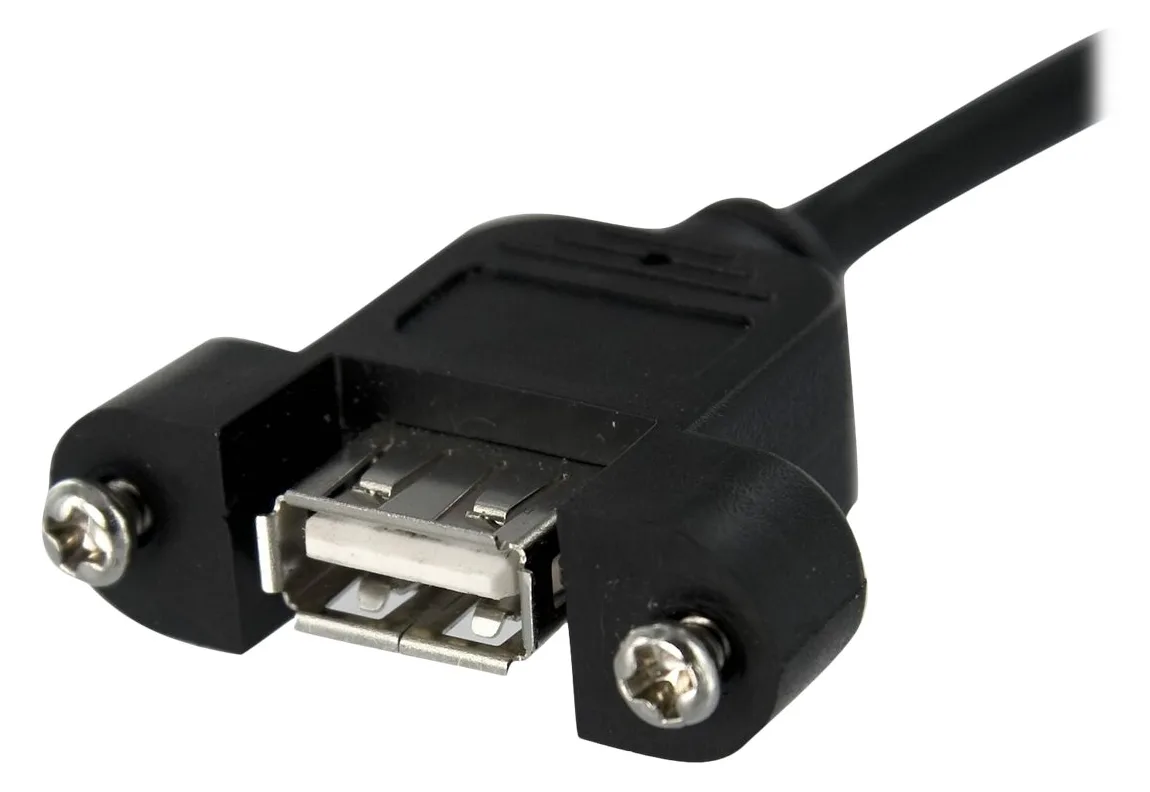 StarTech.com 90cm USB 2.0 Blendenmontage Kabel - USA A auf 5 pin Mainboard Pfostenstecker Buchse - Bu/Bu, Ansicht 3