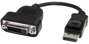StarTech.com Aktiver DisplayPort auf DVI-D Adpater - DP zu DVI Single Link Konverter (Stecker/Buchse) von LumaTech