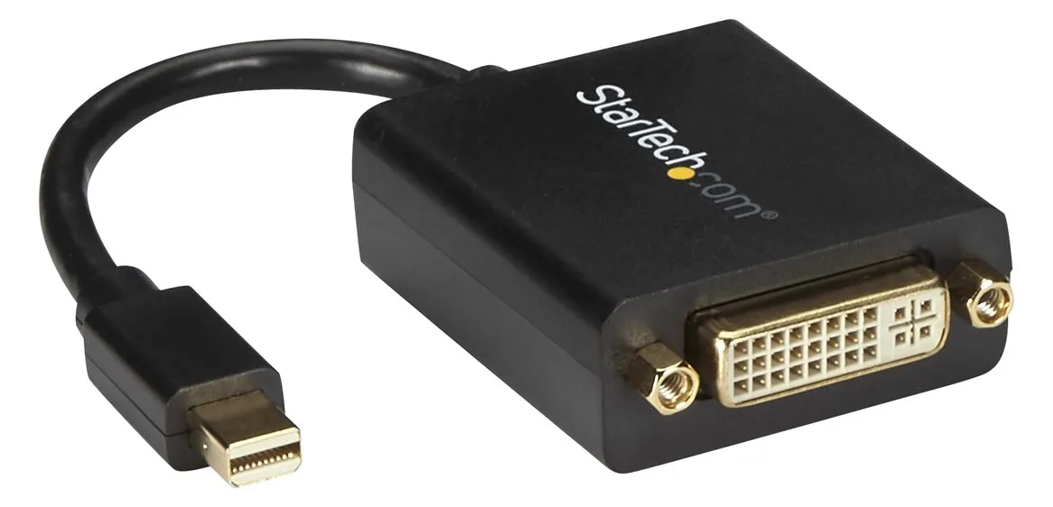 StarTech.com Aktiver Mini DisplayPort auf DVI Adapter - mDP zu DVI-I Konverter (Stecker/Buchse), Ansicht 2