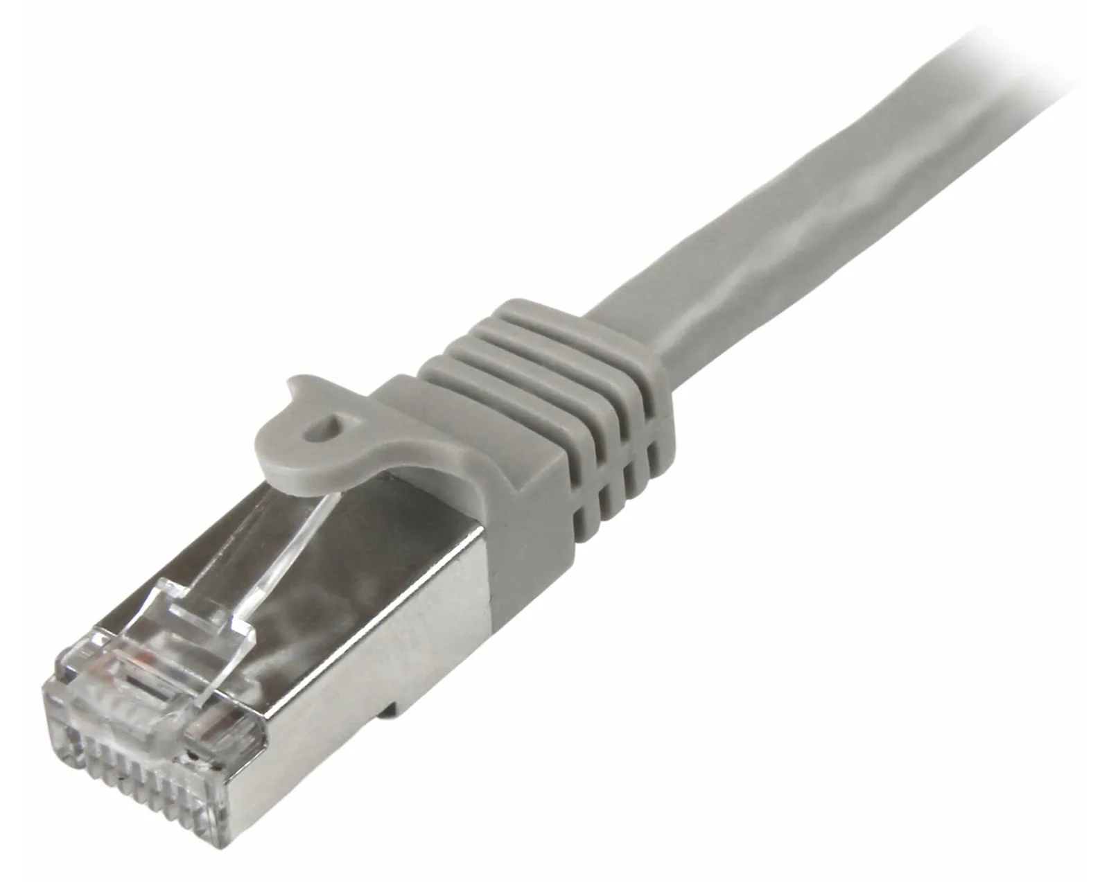 StarTech.com Cat6 geschirmtes (SFTP) Netzwerkkabel 2m - Snagless Gigabit Patchkabel - Grau - Patch-Kabel - RJ-45 (M), Ansicht 2