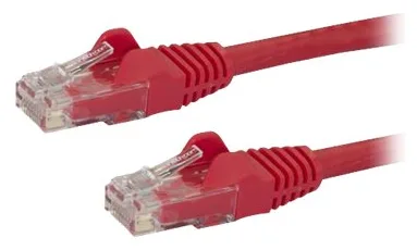 StarTech.com Cat6 Snagless RJ45 Netzwerkkabel - 10m - Rot - Cat 6 Ethernet UTP Kabel 10 Meter - Patch-Kabel - RJ-45 (M), Ansicht 2