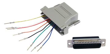 StarTech.com DB25 auf RJ45 modularer Adapter - Stecker/Buchse - Seriell Adapter - DB25 (St) von LumaTech