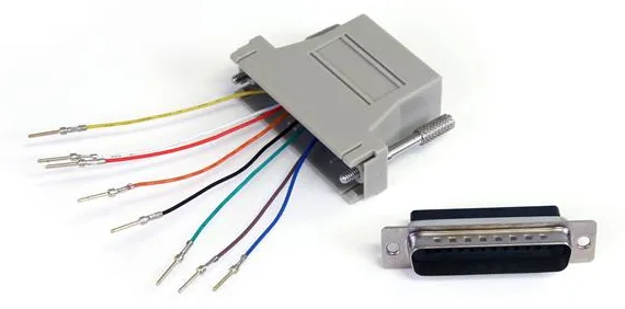 StarTech.com DB25 auf RJ45 modularer Adapter - Stecker/Buchse - Seriell Adapter - DB25 (St), Ansicht 2