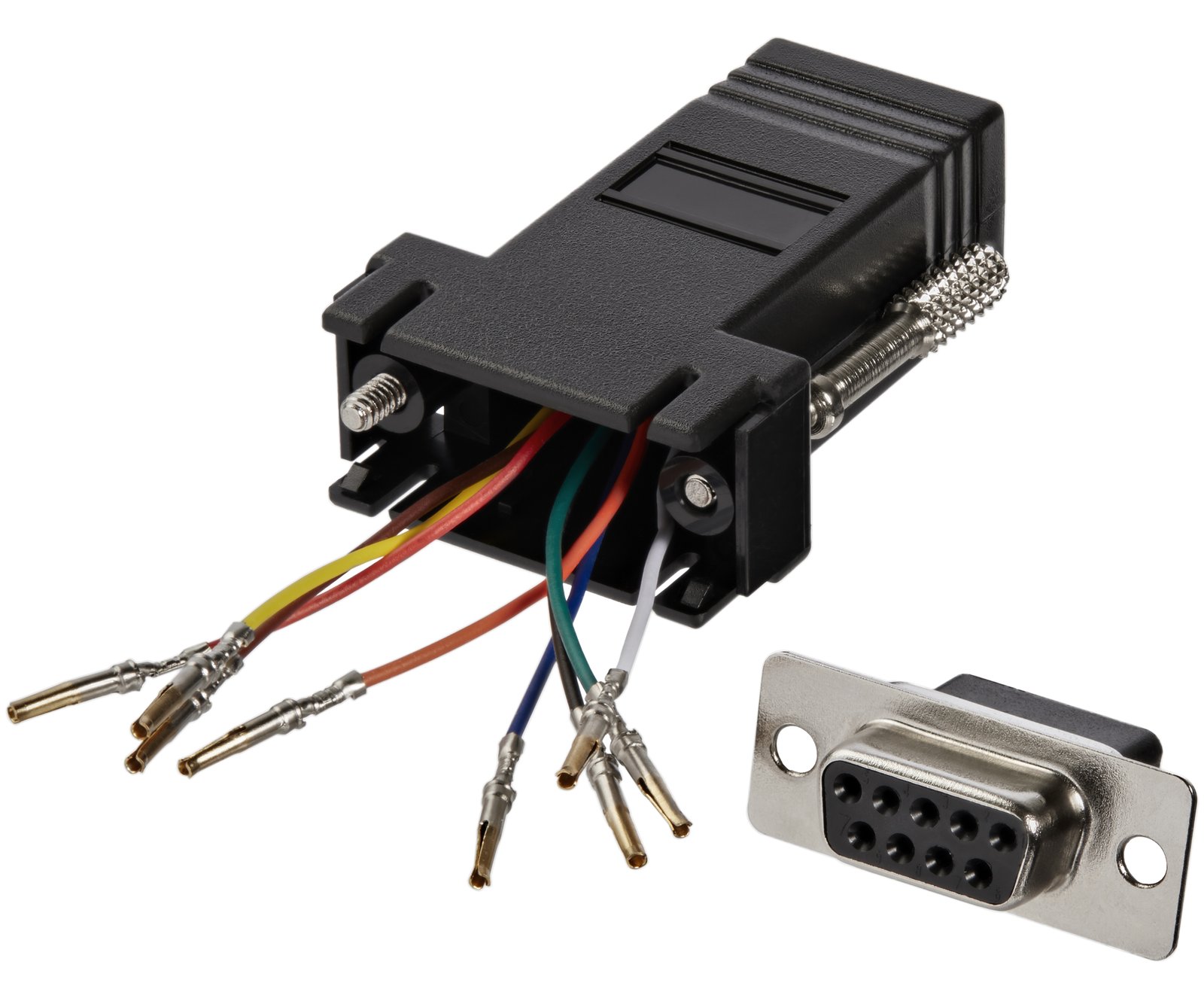 StarTech.com DB9 auf RJ45 Modular Adapter - Bu/Bu - Serieller Adapter - DB-9 (W)