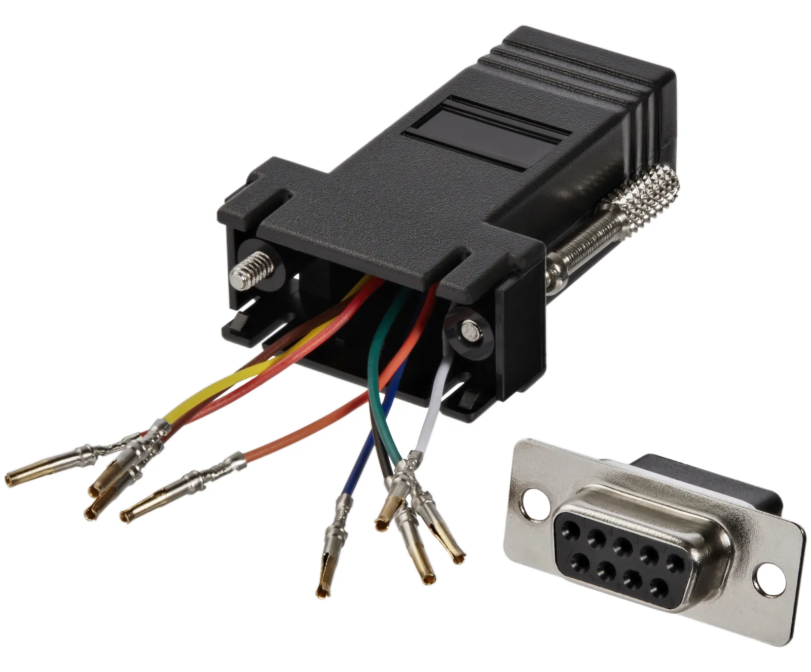 StarTech.com DB9 auf RJ45 Modular Adapter - Bu/Bu - Serieller Adapter - DB-9 (W), Ansicht 2