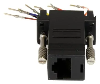 StarTech.com DB9 auf RJ45 Modular-Adapter - Stecker/Buchse - Seriell Adapter DB-9 / RJ-45 - St / Bu, Ansicht 3
