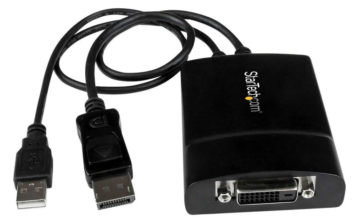 StarTech.com DisplayPort to DVI Adapter - Dual-Link - Active DVI-D Adapter for Your Monitor / Display, Ansicht 5
