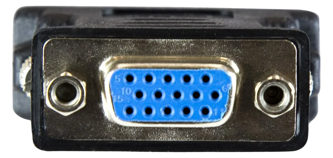StarTech.com DVI auf VGA Adapter - St/Bu - Schwarz - DVI zu VGA Konverter / Monitoradapter - VGA-Adapter - DVI-I (M), Ansicht 4