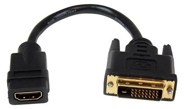 StarTech.com HDMI auf DVI Adapter 20cm - DVI-D (25 pin) von LumaTech