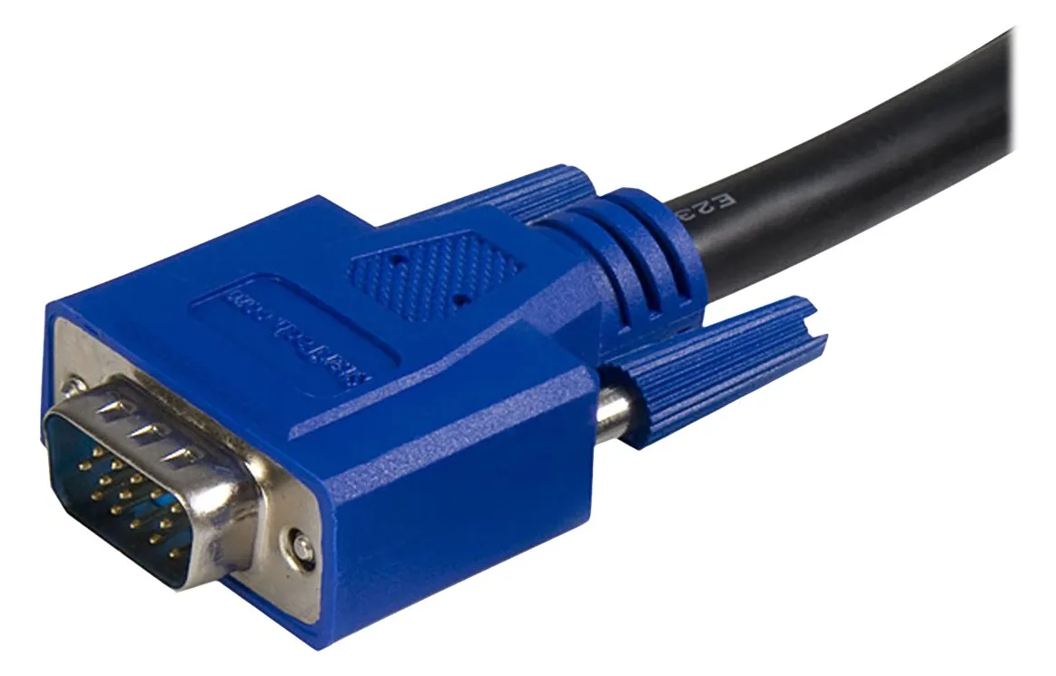 StarTech.com KVM Kabel USB VGA für KVM Switch 1,8m - Kabelsatz für KVM Umschalter 2x USB A/B Stecker 2x VGA Stecker, Ansicht 3