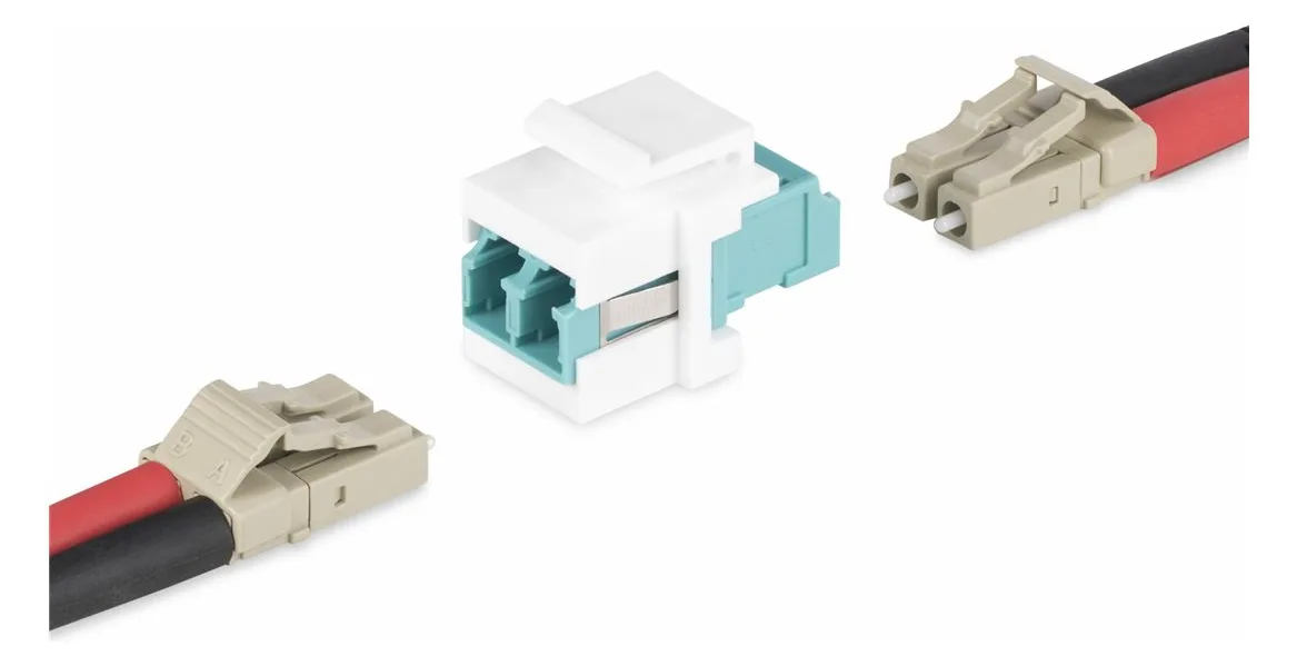 StarTech.com LC to LC Coupler, LC Fiber Coupler, LC/UPC Keystone Jack, Fiber Optic LC Keystone Coupler for Patch Panel, Ansicht 4