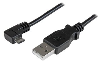 StarTech.com Micro USB Lade- und Sync-Kabel St/St - Rechts gewinkelt Micro-USB - 0,5m - USB-Kabel - Micro-USB Typ B (M) von LumaTech