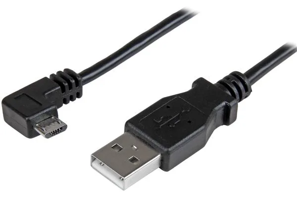 StarTech.com Micro USB Lade- und Sync-Kabel St/St - Rechts gewinkelt Micro-USB - 0,5m - USB-Kabel - Micro-USB Typ B (M), Ansicht 2