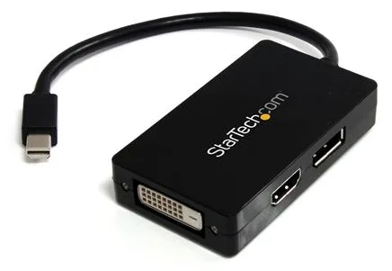 StarTech.com Mini DisplayPort auf DisplayPort/ DVI/ HDMI Adapter mit bis zu 2560x1600 / mini DP Stecker/ DVI-D, Ansicht 2