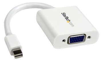StarTech.com Mini DisplayPort to VGA Adapter - White - 1080p - Thunderbolt to VGA Monitor Adapter von LumaTech