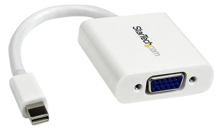StarTech.com Mini DisplayPort to VGA Adapter - White - 1080p - Thunderbolt to VGA Monitor Adapter, Ansicht 4