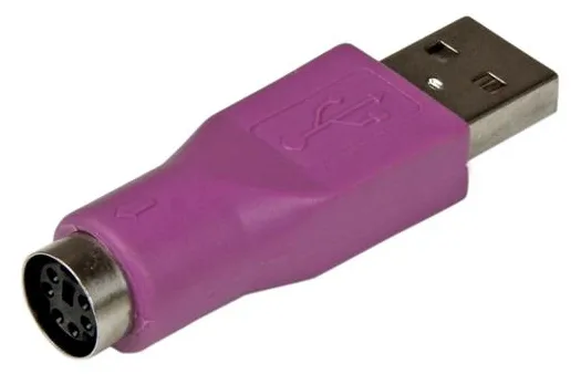 StarTech.com PS/2 Tastatur auf USB Adapter - PS-2 / USB Konverter - Buchse / Stecker - Tastaturadapter - PS/2 (W), Ansicht 3