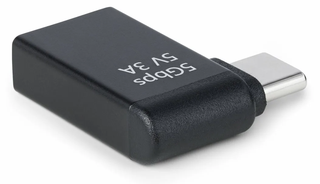 StarTech.com Right Angled USB-C to USB-A Adapter, USB 5Gbps, Compact USB-C Male to USB-A Female Adapter, Metal Housing, Ansicht 2