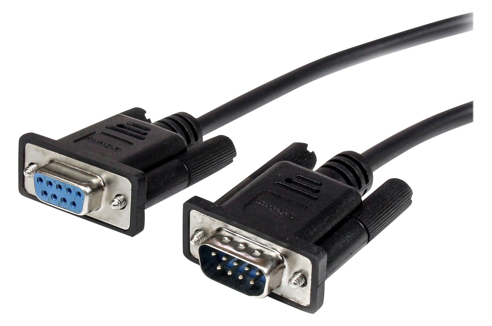 StarTech.com Serielles DB9 RS232 Verlängerungskabel 3m - RS 232 DB-9 Kabel Verlängerung- DB 9 (Stecker)
