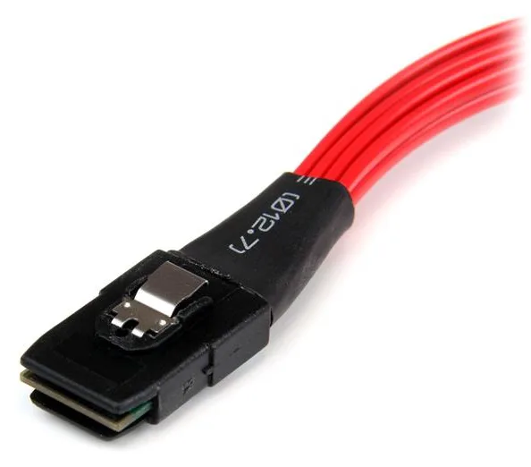 StarTech.com SFF-8087 auf 4x SATA Kabel 50 cm - Internes Mini SAS auf Serial-ATA Reverse Multilane Kabel, Ansicht 4