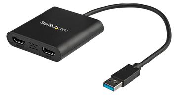 StarTech.com USB 3.0 to Dual HDMI Adapter - 4K 30Hz - External Video & Graphics Card - Dual Monitor Display Adapter von LumaTech