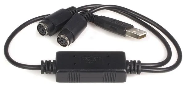 StarTech.com USB auf PS/2 Adapter für Tastatur und Maus, Ansicht 2