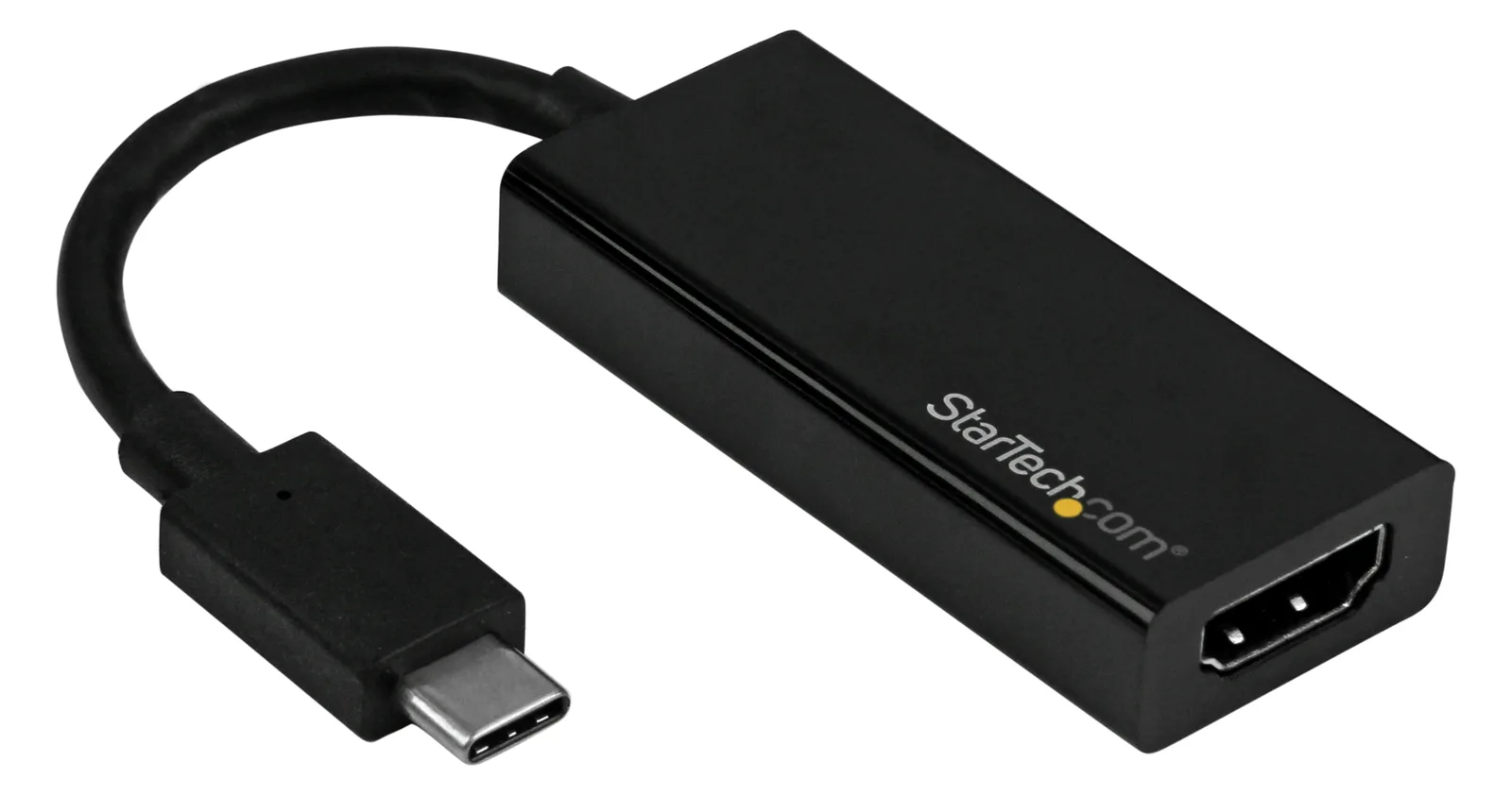 StarTech.com USB-C auf HDMI Adapter - Thunderbolt 3 kompatibel - Schwarz, Ansicht 2