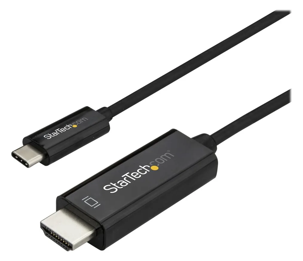 StarTech.com USB-C HDMI Kabel 1m - USB-C Video Adapter - UHD 4K 60 Hz -  DP 1.2 Alt Mode HBR2, Ansicht 2