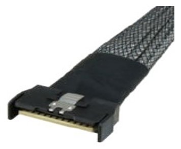 Supermicro CBL-MCIO-1275S4Y MCIO x8 to 2 SlimSAS x4 STR 75CM - Kabel