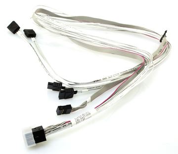 Supermicro Internes SAS-Kabel - mit Sidebands - 4x Mini SAS HD (SFF-8643) von LumaTech