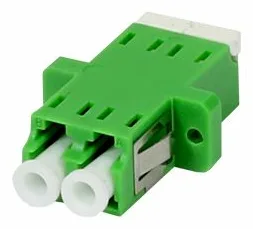 Synergy 21 LWL-Kupplung LC APC -Buchse/LC -Buchse 9/125u Singlemode gruen duplex PVC - Single - Duplex, Ansicht 2