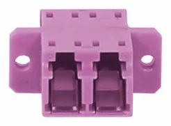 Synergy 21 LWL-Kupplung LC-Buchse/LC-Buchse 50/125u Multimode OM4 erika-violett duplex PVC - Multimode-Faser - Duplex, Ansicht 3