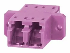 Synergy 21 LWL-Kupplung LC-Buchse/LC-Buchse 50/125u Multimode OM4 erika-violett duplex PVC - Multimode-Faser - Duplex, Ansicht 4