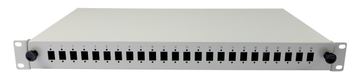 Synergy 21 LWL-Patchpanel für 24xLC/LSH E2000 -Duplex-Buchsen 19/1HE ohne Kupplungen - 0,48 m von LumaTech