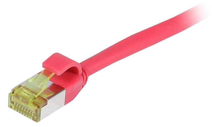 Synergy 21 Patchkabel RJ45 CAT6A 500Mhz rot S/FTP slimline rund d - Kabel - Digital/Daten