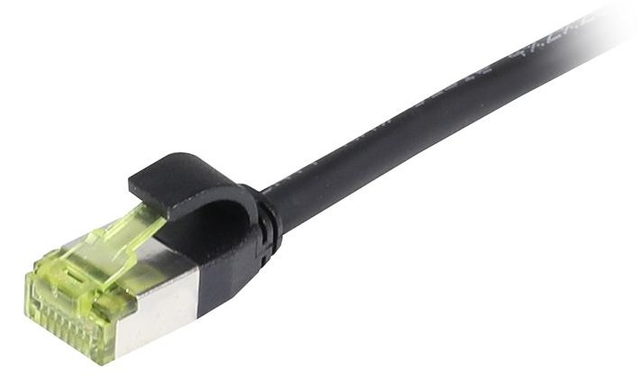 Synergy 21 Patchkabel RJ45 CAT6A 500Mhz schwarz S/FTP slimline rund d - Kabel - Digital/Daten